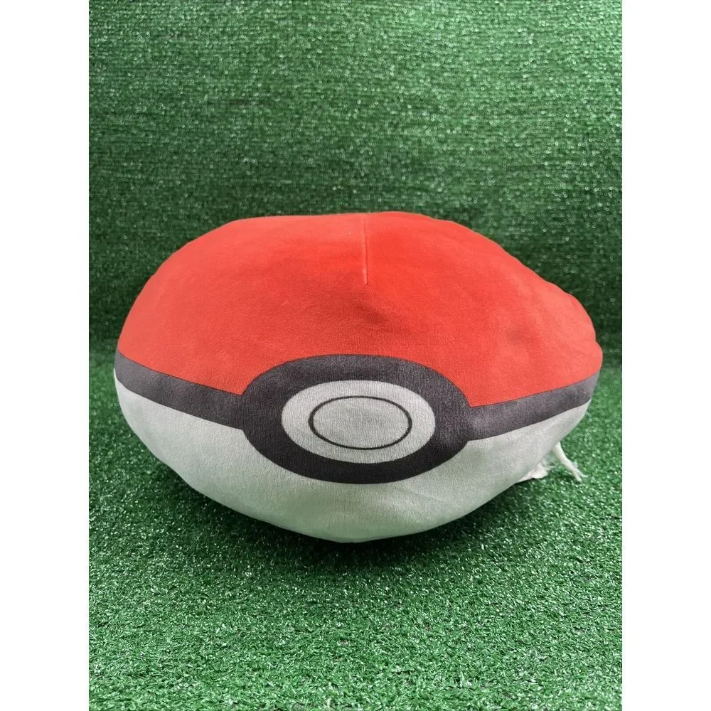 Pokemon Northwest Stuffed Plush Pokeball Pillow Red‎ White 2019